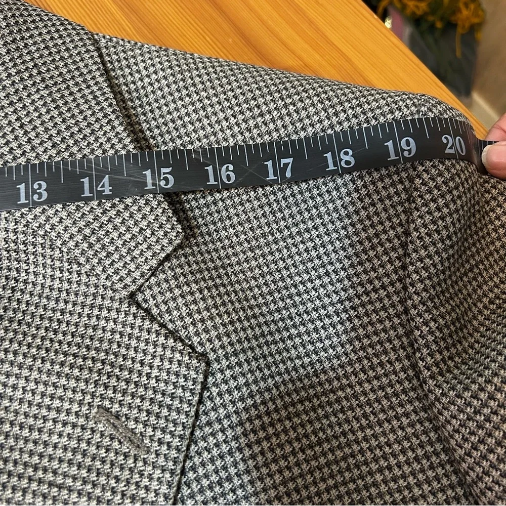 Gianfranco Ruffini Sportcoat Men’s 44R Houndstooth Jacket Silk Wool Blazer Suit